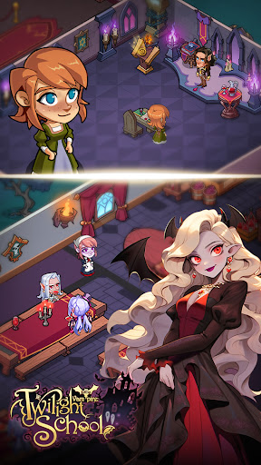 Idle Vampire Twilight School Mod Apk 1.3.3 Unlimited Money and GemsͼƬ1