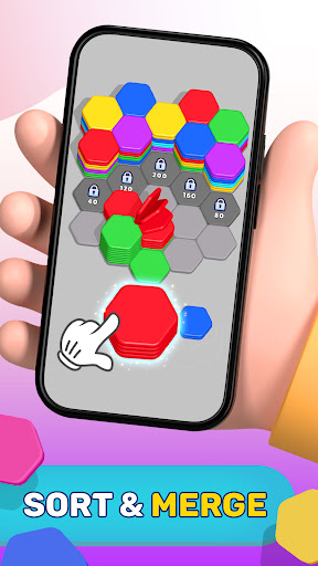 Hexa Sort Mod Apk Unlimited EverythingͼƬ1