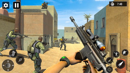 Shooting Games 3D Gun Games mod apk download v6 screenshot 2