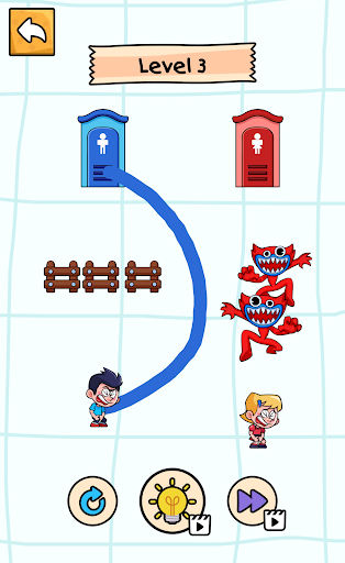 Draw Toilet Rush Path to Pee mod apk download