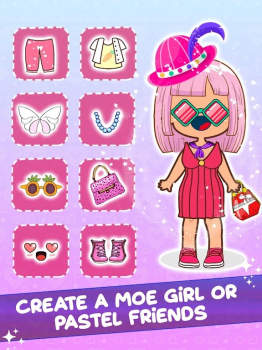 Anime Pastel Girl Dressup Game download for android v1.0 screenshot 4