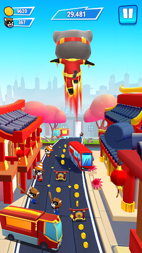 Talking Tom Hero Dash Mod Apk Unlimited Money and Gems 2024