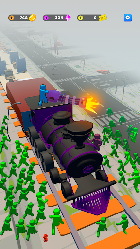 Train Defense Mod Apk (Unlimited Money and Gems)