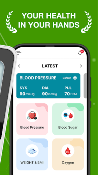 Bp monitor & blood oxygen app download for android v2.0.1 screenshot 4