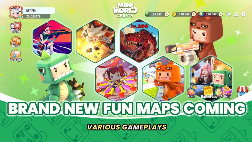 Mini World CREATA mod menu apk 1.6.2 (unlimited money and gems)