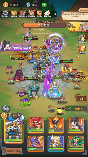 Magic Tower Rush Idle defense Mod Apk Unlimited Money