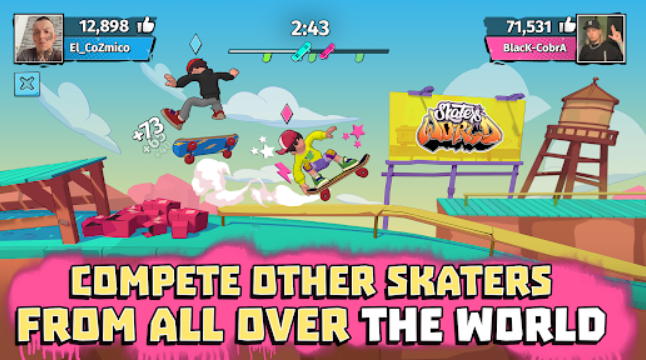 Skaters World Mod Apk Unlimited Money