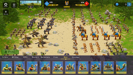 Epic War Simulator Battle Game mod apk download