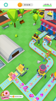 Idle Donut Factory Business mod apk download v1.3 screenshot 3