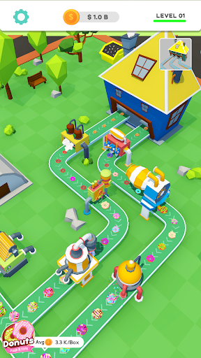 Idle Donut Factory Business mod apk download
