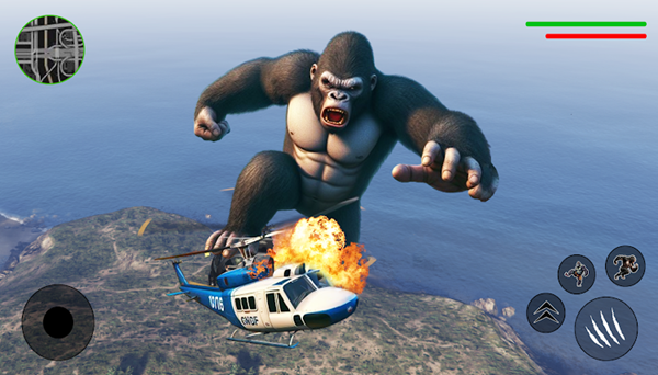 Gorilla Rope Hero Crime City apk Download latest version v1.0 screenshot 2