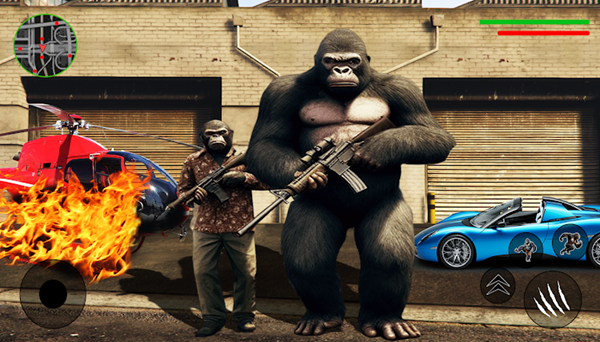 Gorilla Rope Hero Crime City apk Download latest versionͼƬ1