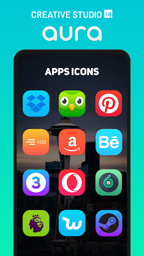 Aura Icon Pack mod apk latest version download