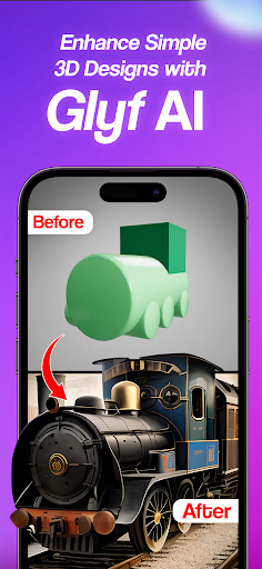 Glyf 3D Art AI Image Generator mod apk download