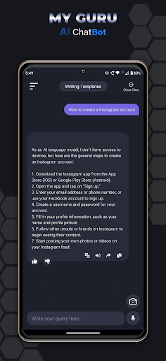 My Guru GPT4 AI ChatBot mod apk download