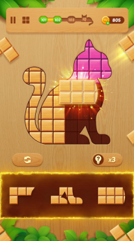 Block Crush Wood Block Puzzle Mod Apk Unlimited Money Download v1.15 screenshot 3