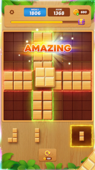 Block Crush Wood Block Puzzle Mod Apk Unlimited Money Download v1.15 screenshot 2