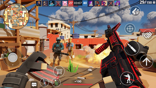 POLYWAR 3D FPS online shooter Mod Apk Unlimited Money Download