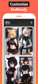 Waifu AI Anime Chat Girl mod apk premium unlocked v1.0 screenshot 1