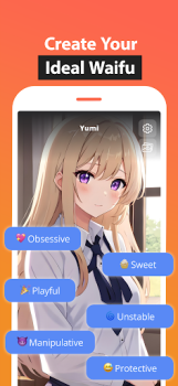 Waifu AI Anime Chat Girl mod apk premium unlocked v1.0 screenshot 2