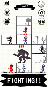 Stick Warrior Combo slash mod apk unlimited money v1.1 screenshot 4
