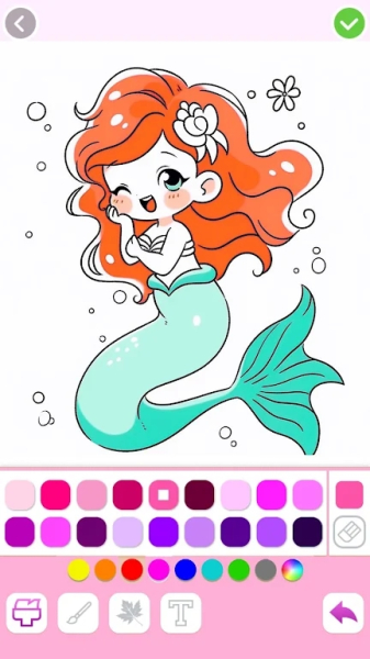 Mermaid Coloring Mermaid games mod apk no ads