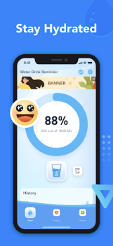 Drink Water Reminder & Fasting mod apk download v2.0.8 screenshot 4