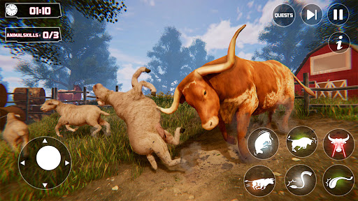 Scary Cow Simulator Rampage Mod Apk Unlimited Everything v1.24 screenshot 2