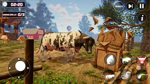 Scary Cow Simulator Rampage Mod Apk Unlimited Everything v1.24 screenshot 3