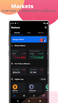 Blockchain Wallet NFT Market app download for android v1.2.0.9.4 screenshot 1