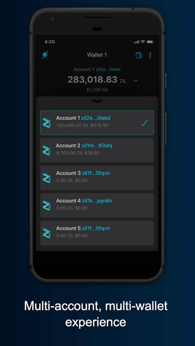 Moonlet Wallet app Download for android   1.5.26 screenshot 1