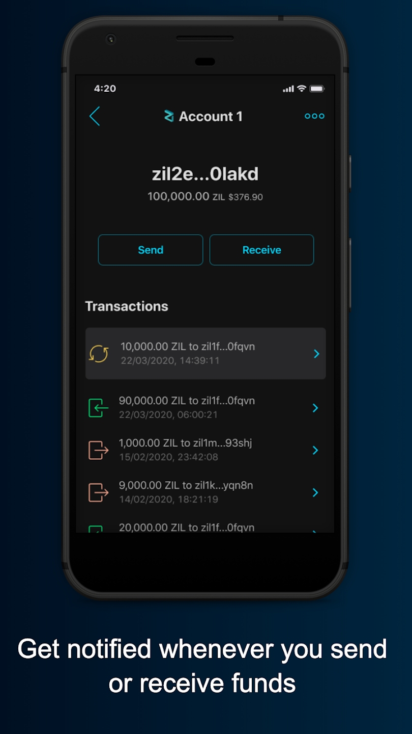 Moonlet Wallet app Download for android   1.5.26 screenshot 2