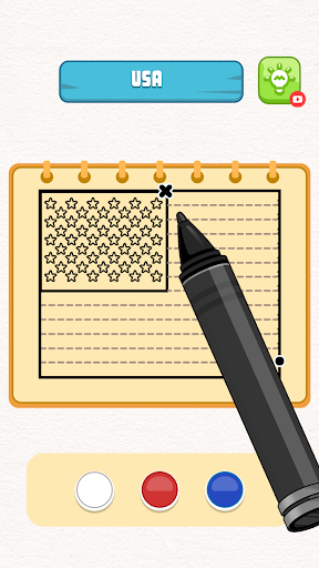 Flag Painting Puzzle Mod Apk Unlocked All Levels No Ads