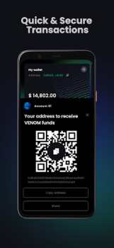 Venom Blockchain Wallet extension apk download v1.0.49 screenshot 2