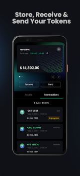 Venom Blockchain Wallet extension apk download v1.0.49 screenshot 3