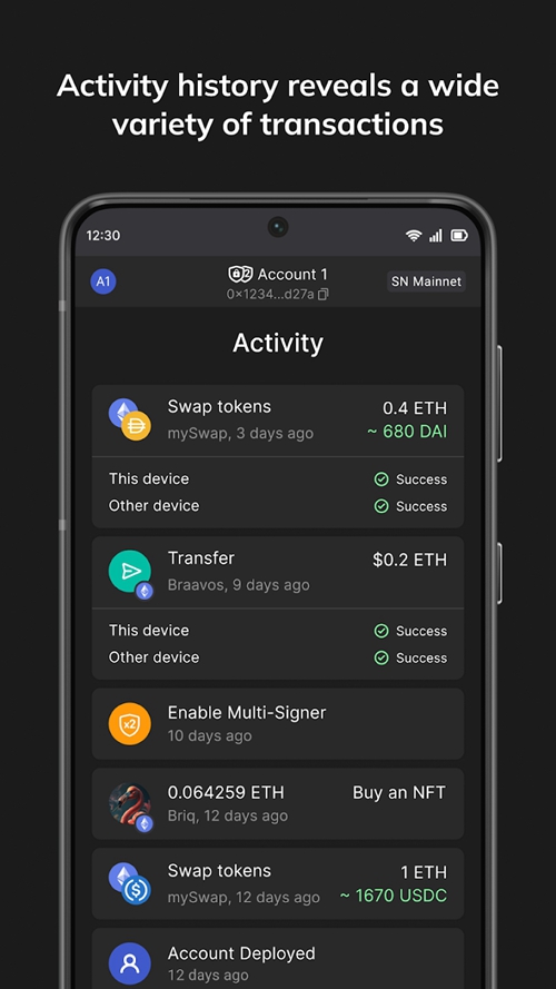 Braavos Wallet app download latest version  3.37.4 screenshot 3