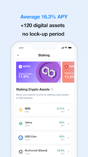 MyCointainer Earn Crypto App Download Free  v2.2.37 screenshot 3