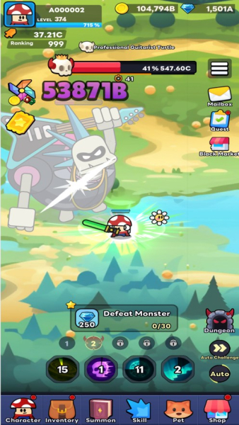 Mushroom Hero AFK RPG mod apk download