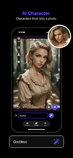 PromptAI Girl Generator mod apk premium unlocked latest versionͼƬ2