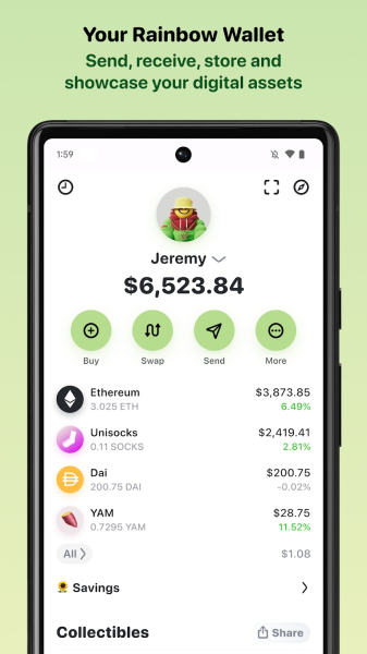 Rainbow Ethereum Wallet app Download latest version