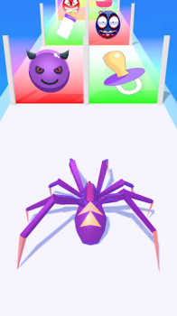 Spider Evolution Runner Game Mod Apk Unlimited Money v0.2.0 screenshot 1