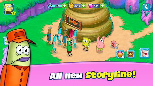 SpongeBob Adventures In A Jam Mod Apk 2.6.0 Unlimited Energy and Gems v2.6.0 screenshot 1