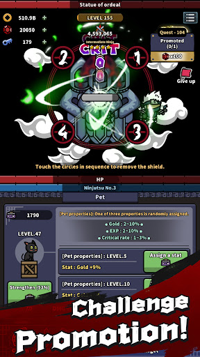 IDLE Fiery Ninja mod apk unlimited money and gems