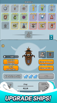 IDLE Pirate Ship mod apk unlimited money v1.0 screenshot 1