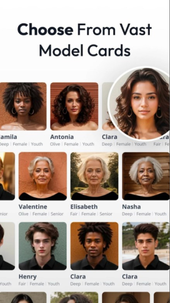 Vmake AI Fashion Model Studio app download for android