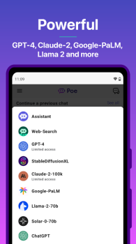 Poe Fast AI Chat Mod Apk a2.37.3 Premium Unlocked Latest Version  va2.37.3 screenshot 4