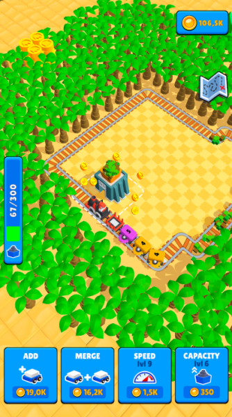 Train Miner Mod Apk 1.7.5 Unlimited Money and Gems Latest Version