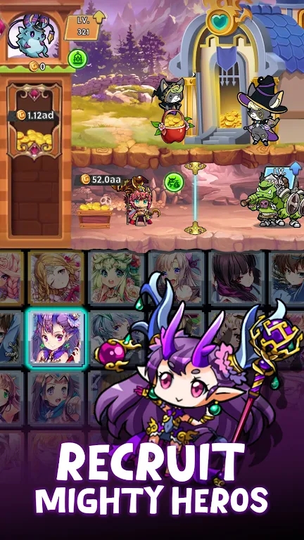 Idle Goddess Angels Waifu RPG mod apk 0.2.7 unlimited moneyͼƬ1