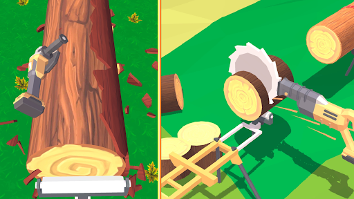 Lumberjack Challenge Logging mod apk unlimited money v1.1.1 screenshot 1