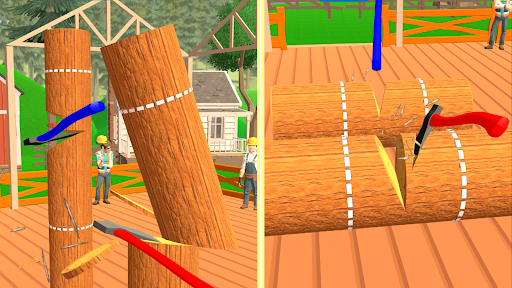 Lumberjack Challenge Logging mod apk unlimited money v1.1.1 screenshot 4